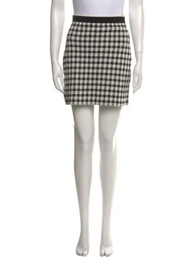 Pre-owned Miu Miu 2021 Mini Skirt In Black
