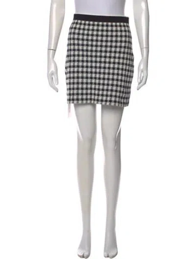 Pre-owned Miu Miu 2021 Mini Skirt In Black