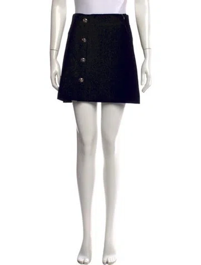 Pre-owned Miu Miu 2021 Mini Skirt In Black