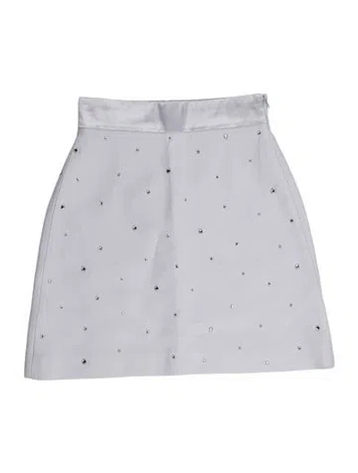 Pre-owned Miu Miu 2021 Mini Skirt In Blue