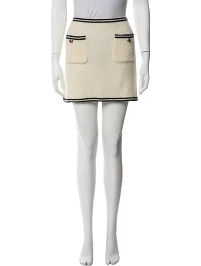Pre-owned Miu Miu 2021 Mini Skirt In Neutrals