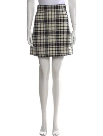 Pre-owned Miu Miu 2021 Mini Skirt W/ Tags In Black