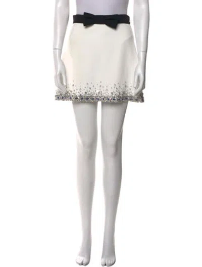 Pre-owned Miu Miu 2021 Mini Skirt In White