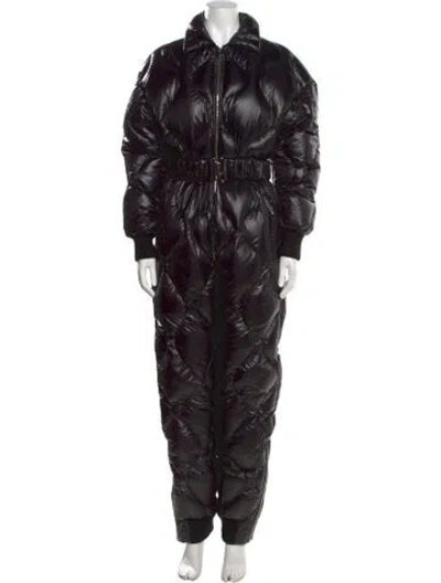Pre-owned Miu Miu 2021 Mock Neck Ski Suit W/ Tags In Black