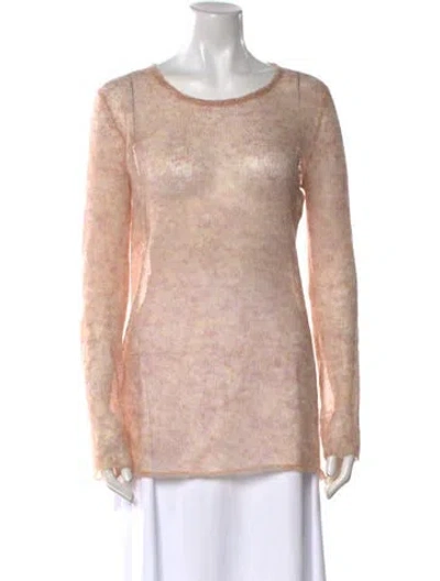 Pre-owned Miu Miu 2021 Mohair Sweater In Pink