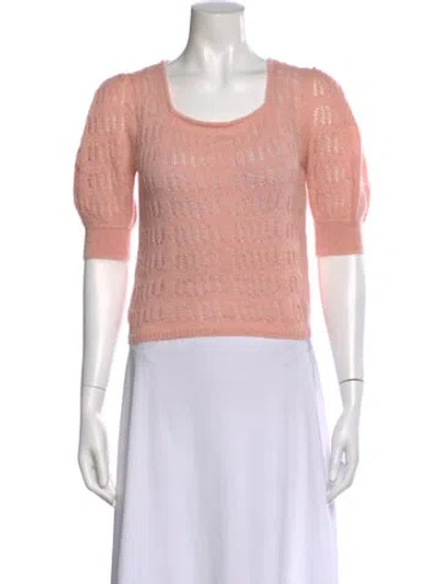 Pre-owned Miu Miu 2021 Mohair Sweater W/ Tags In Pink