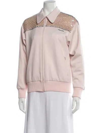 Pre-owned Miu Miu 2021 Nylon Jacket In Pink