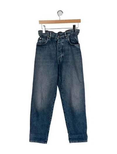 Pre-owned Miu Miu 2021 Straight Leg Jeans In Blue