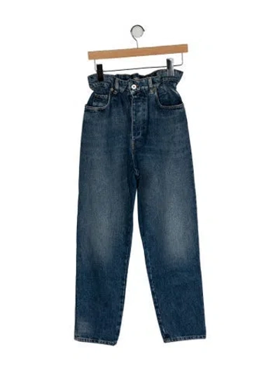 Pre-owned Miu Miu 2021 Straight Leg Jeans In Blue