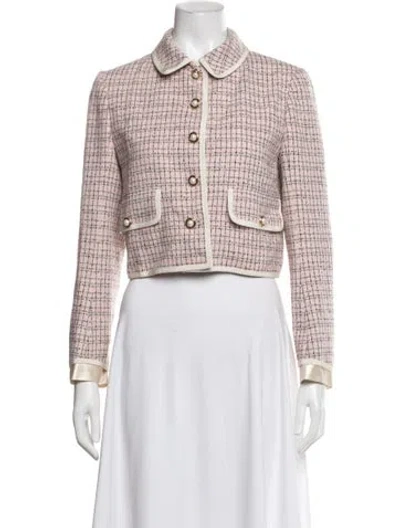 Pre-owned Miu Miu 2021 Virgin Wool Blazer In Pink