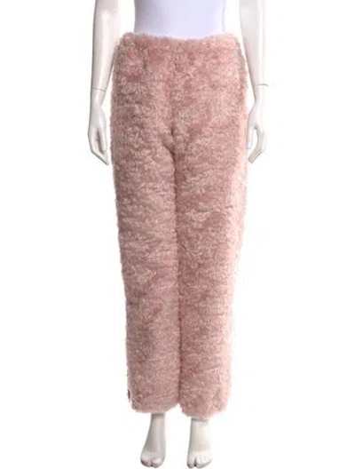 Pre-owned Miu Miu 2021 Wide Leg Pants W/ Tags In Pink