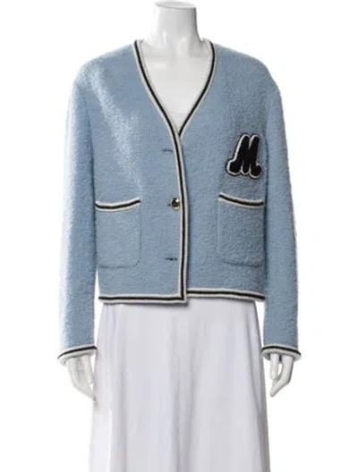 Pre-owned Miu Miu 2021 Wool Sweater In Blue