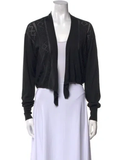Pre-owned Miu Miu 2022 Cashmere Sweater In Black