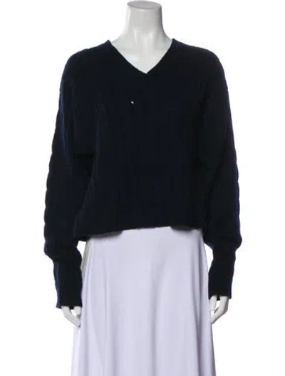 Pre-owned Miu Miu 2022 Cashmere Sweater In Blue