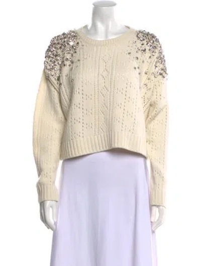 Pre-owned Miu Miu 2022 Cashmere Sweater In Neutral