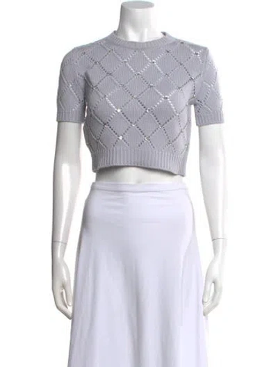 Pre-owned Miu Miu 2022 Cashmere Sweater In Purple