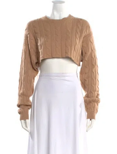 Pre-owned Miu Miu 2022 Cashmere Sweater W/ Tags W/tags In Neutral