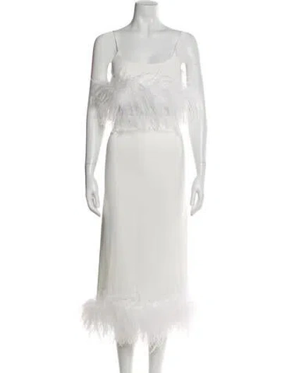 Pre-owned Miu Miu 2022 Holiday Skirt Set In Neutral