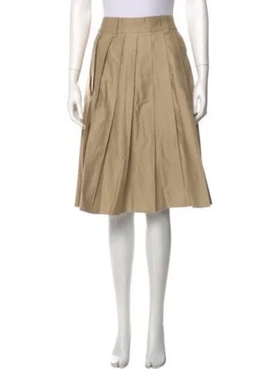 Pre-owned Miu Miu 2022 Knee-length Skirt In Neutral