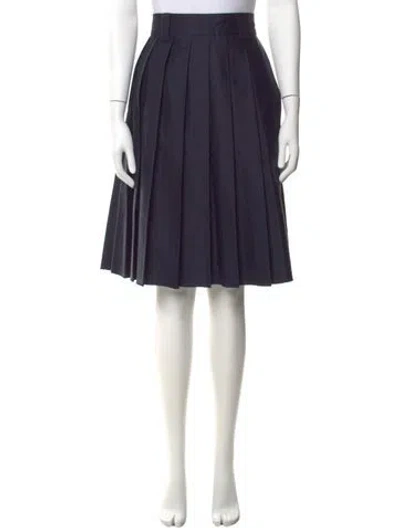 Pre-owned Miu Miu 2022 Knee-length Skirt W/ Tags In Blue