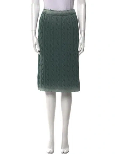 Pre-owned Miu Miu 2022 Knee-length Skirt W/ Tags In Green