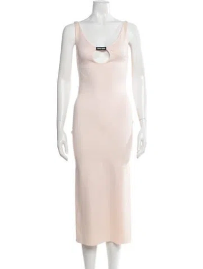 Pre-owned Miu Miu 2022 Midi Length Dress In Pink