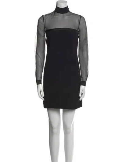 Pre-owned Miu Miu 2022 Mini Dress W/ Tags In Black