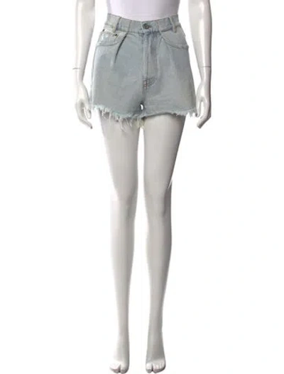 Pre-owned Miu Miu 2022 Mini Shorts In Blue