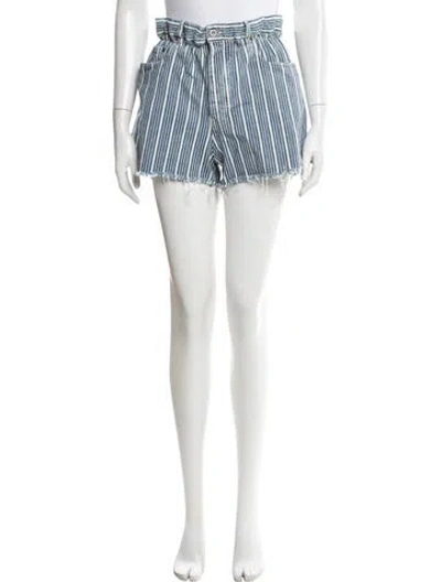 Pre-owned Miu Miu 2022 Mini Shorts In Blue