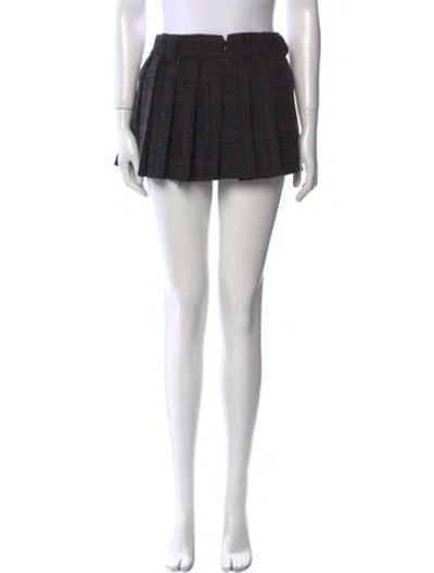 Pre-owned Miu Miu 2022 Mini Skirt In Black