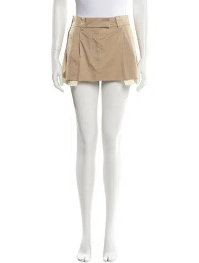 Pre-owned Miu Miu 2022 Mini Skirt In Neutral