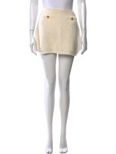 Pre-owned Miu Miu 2022 Mini Skirt In Neutral