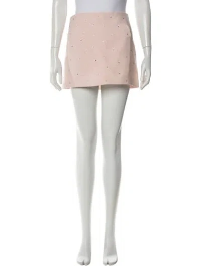Pre-owned Miu Miu 2022 Mini Skirt In Pink