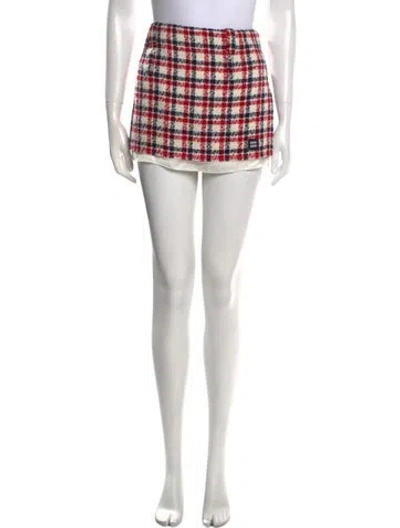 Pre-owned Miu Miu 2022 Mini Skirt W/ Tags In Multi