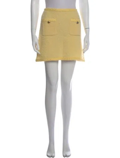 Pre-owned Miu Miu 2022 Mini Skirt W/ Tags In Neutral
