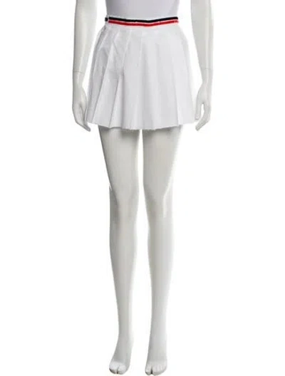 Pre-owned Miu Miu 2022 Mini Skirt In White