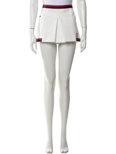 Pre-owned Miu Miu 2022 Mini Skirt In White