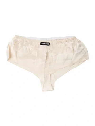 Pre-owned Miu Miu 2022 Pajamas In Neutrals
