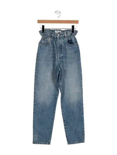 Pre-owned Miu Miu 2022 Straight Leg Jeans In Blue