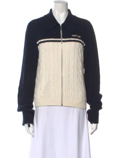 Pre-owned Miu Miu 2022 Virgin Wool Sweater
