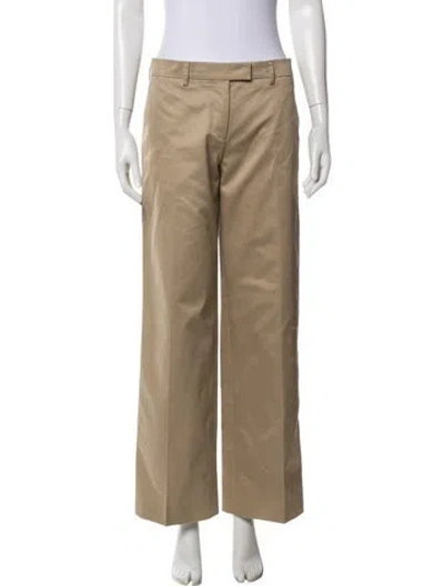 Pre-owned Miu Miu 2022 Wide Leg Pants In Neutral