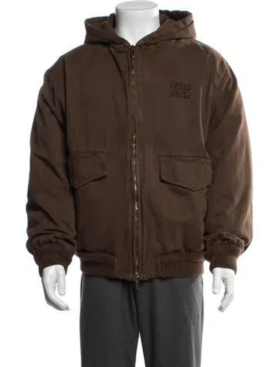 Pre-owned Miu Miu 2023 Bomber Jacket In Brown