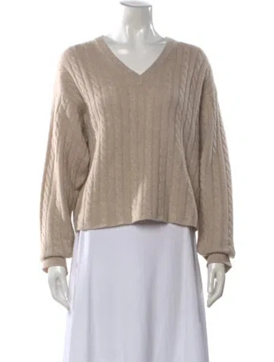 Pre-owned Miu Miu 2023 Cashmere Sweater In Neutral