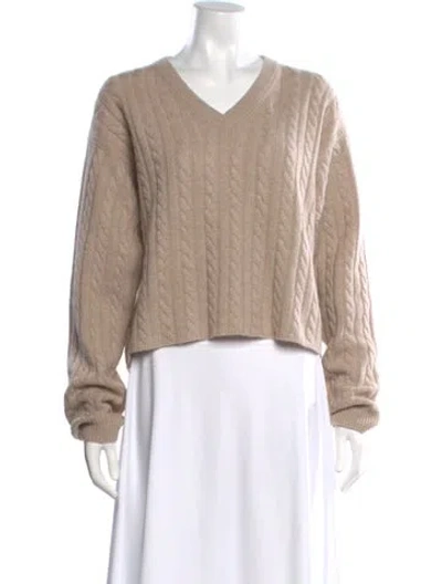 Pre-owned Miu Miu 2023 Cashmere Sweater In Neutral