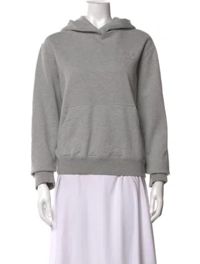 Pre-owned Miu Miu 2023 Crew Neck Hoodie In Blue