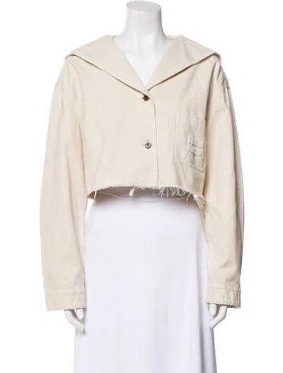 Pre-owned Miu Miu 2023 Evening Jacket In Neutral