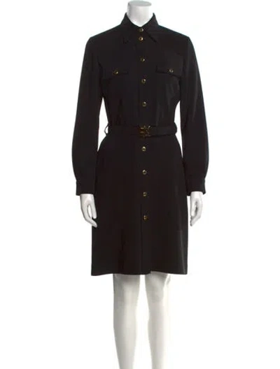 Pre-owned Miu Miu 2023 Knee-length Dress In Black