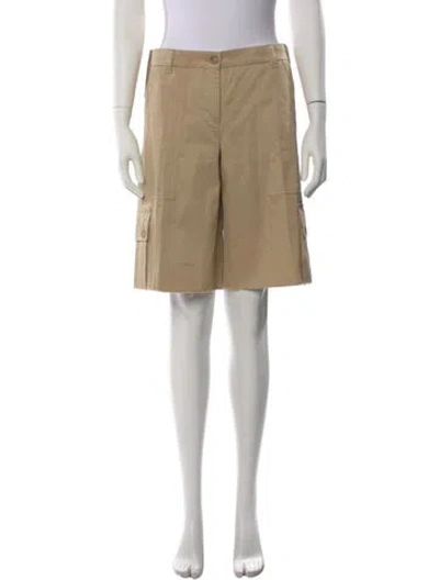Pre-owned Miu Miu 2023 Knee-length Shorts In Neutral