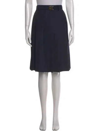 Pre-owned Miu Miu 2023 Knee-length Skirt In Blue