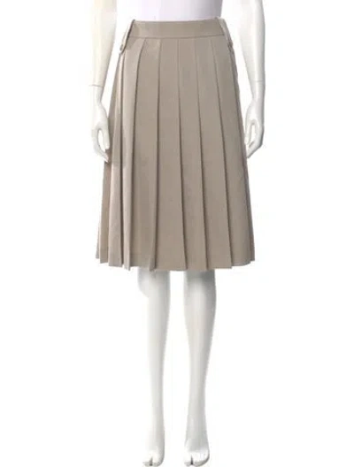Pre-owned Miu Miu 2023 Knee-length Skirt In Neutral